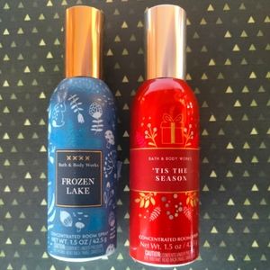 NewBath and Body WorksTis the Season and Frozen Lake Room Sprays
